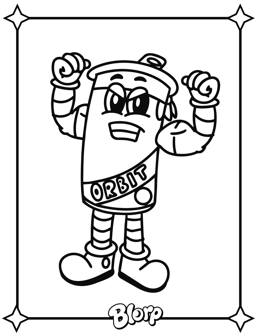 Coloring page of Orbit